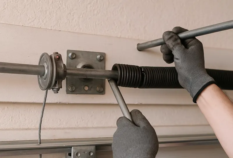 Garage Door Spring Replacement in Spring Hill